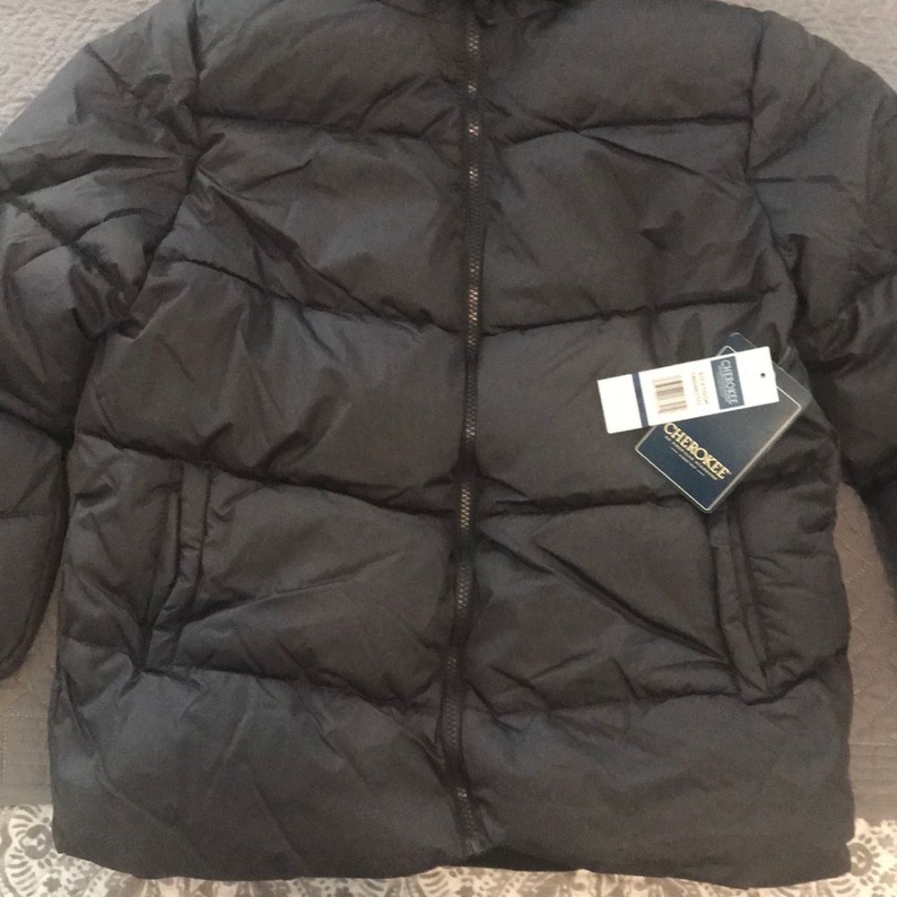 Cherokee puffy fleece lined coat NWT